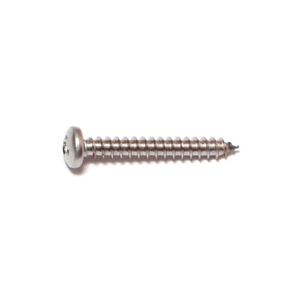 Midwest Fastener Sheet Metal Screw, #8 x 1-1/4 in, 18-8 Stainless Steel Pan Head Phillips Drive, 20 PK 77626 - main